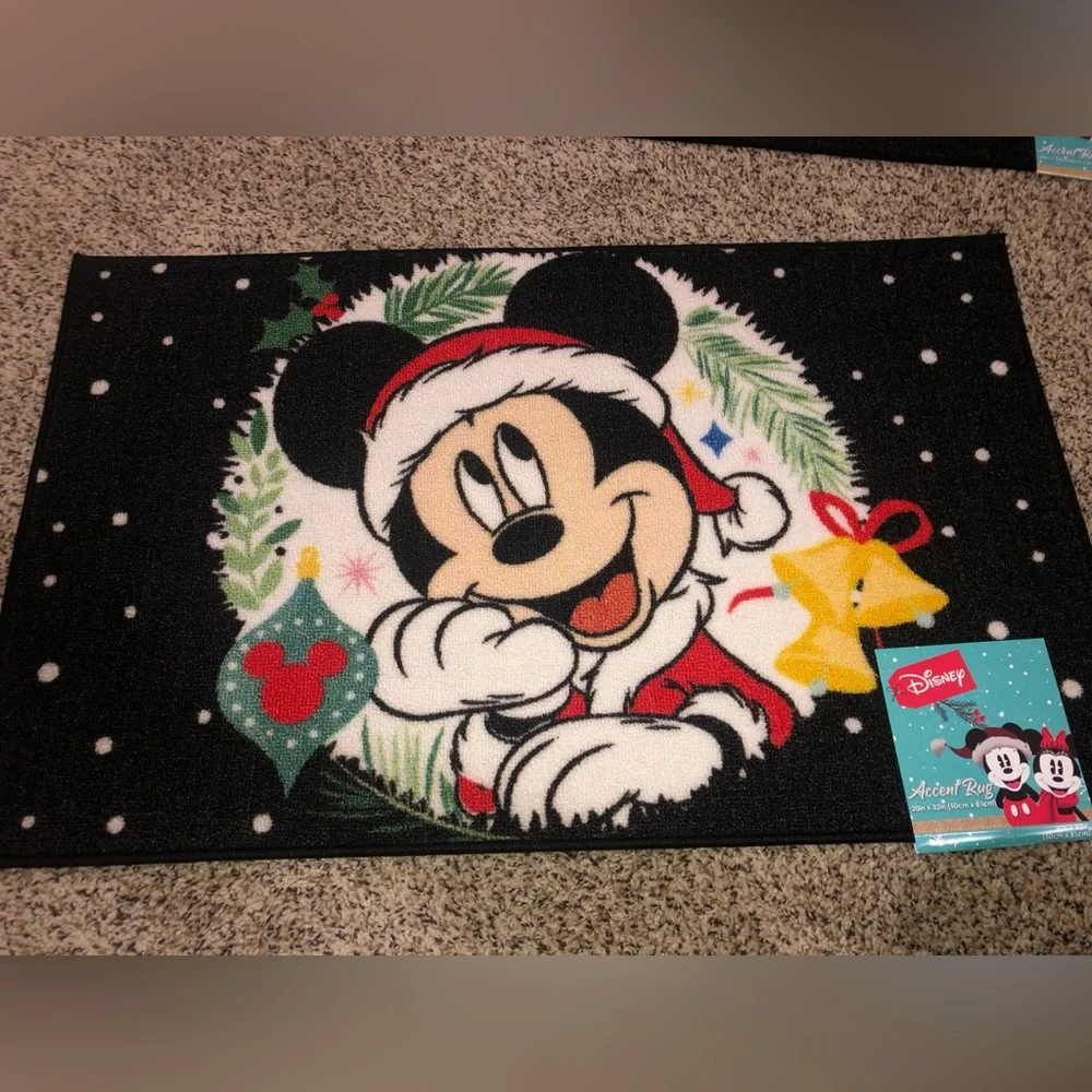Mickey Mouse Christmas Accent Rug